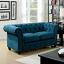Dark Teal Love Seat