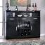 Black/Silver Bar Table