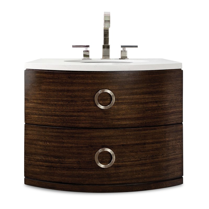 28" Cirque Wall Sink Chest - Eucalyptus Bathroom Vanity