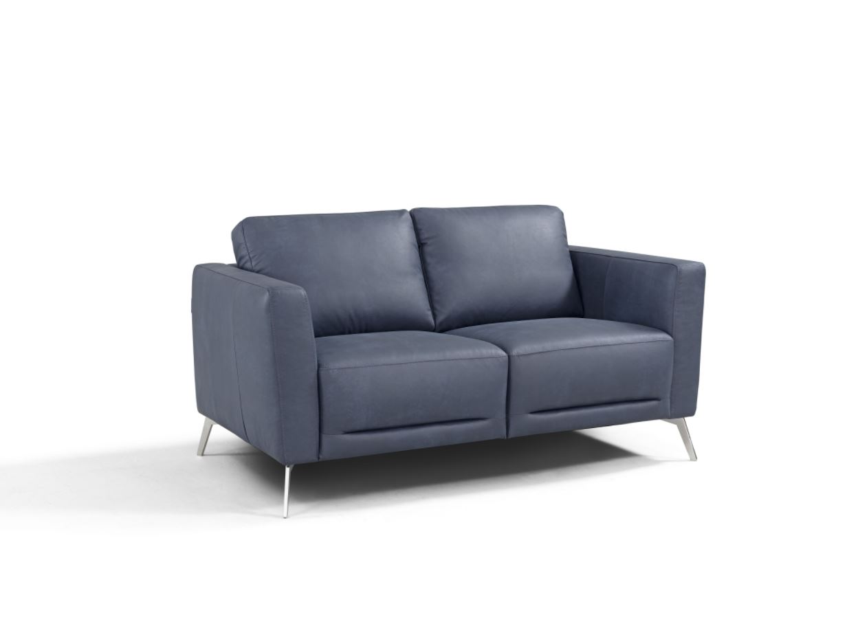Astonic Genuine Italian Leather Loveseat