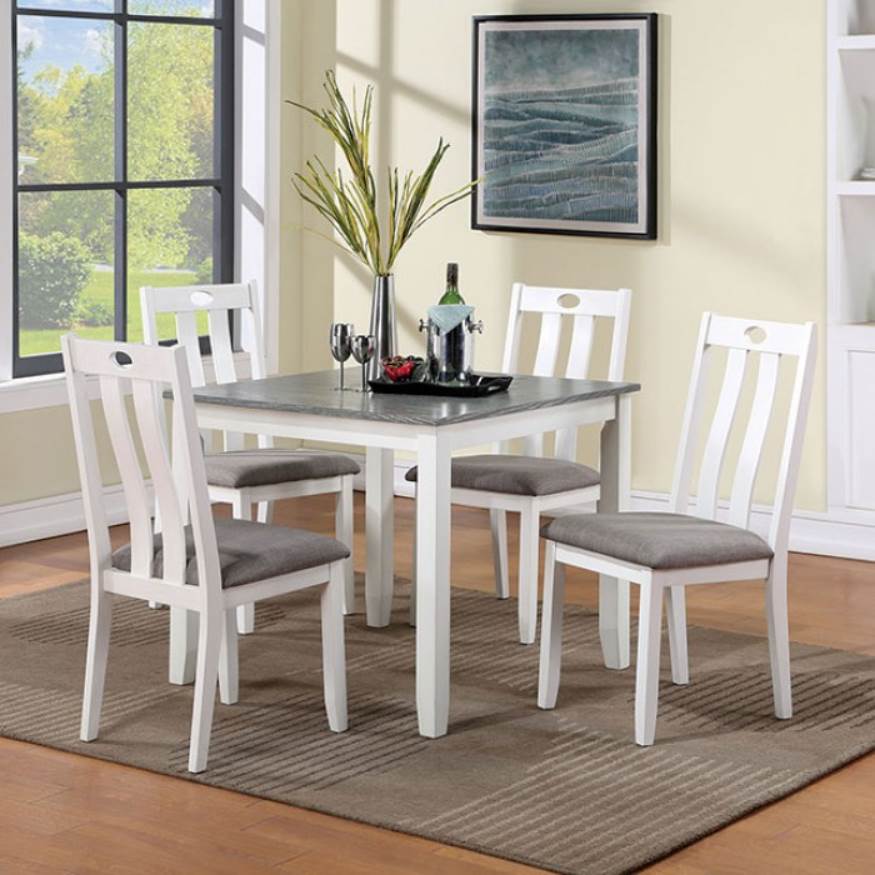 Dunseith Two-Tone 5 Piece Dining Set 