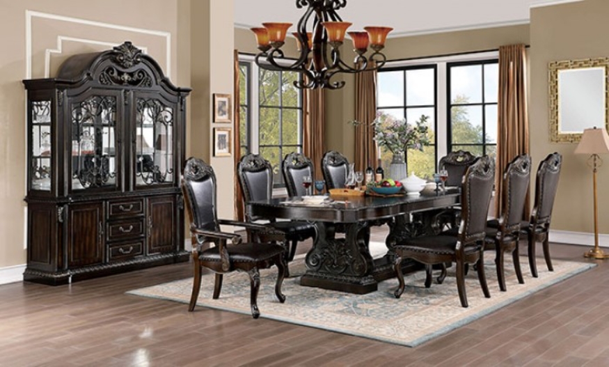 Lombardy Traditional Expandable Dining Table