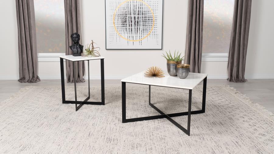 Tobin Square Marble Top Coffee Table