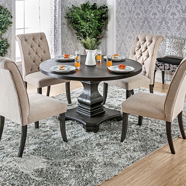 Nerissa Rustic Round Dining Table