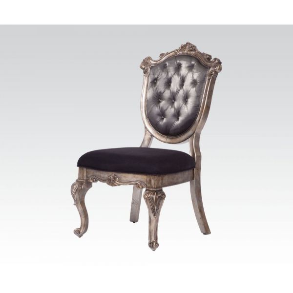 Chantelle Dining Chair with Scrolled Details and Crown (Set of 2)
