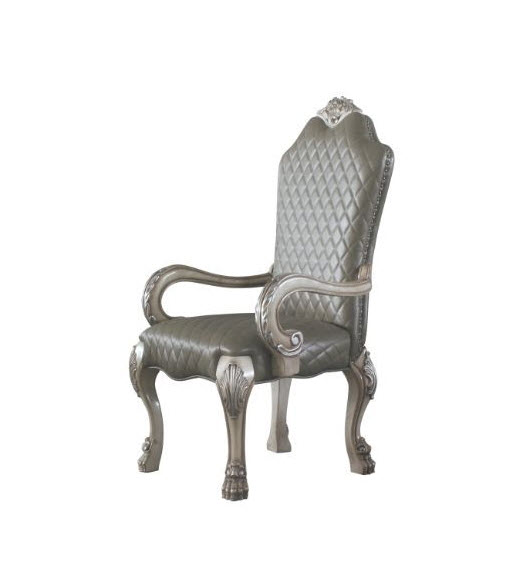 Dresden Diamond Pattern Arm Chair Set of 2