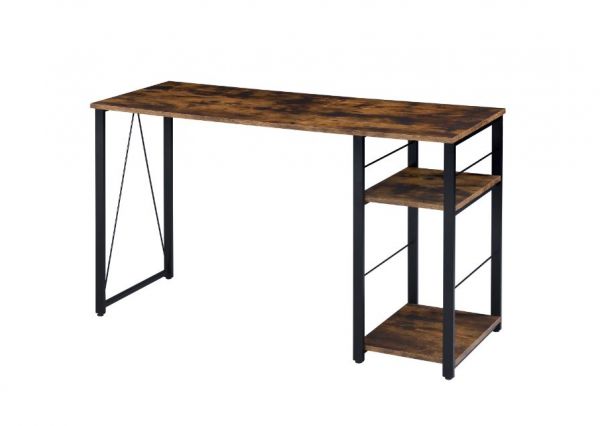 Vadna Writing Desk with Built-In Shelf