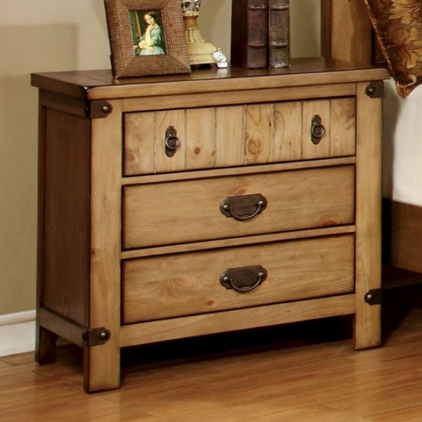 Pioneer Plank Design Night Stand