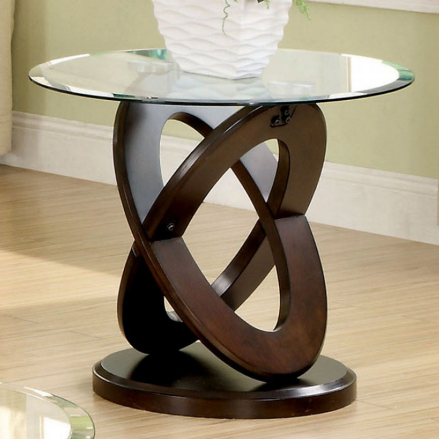 Atwood Cross-Oval Base End Table