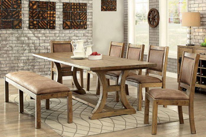 Gianna Bold & Sturdy Design 96" Dining Table