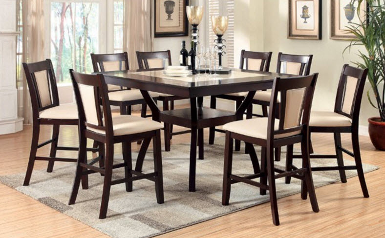 Brent Transitional Counter Height Table 