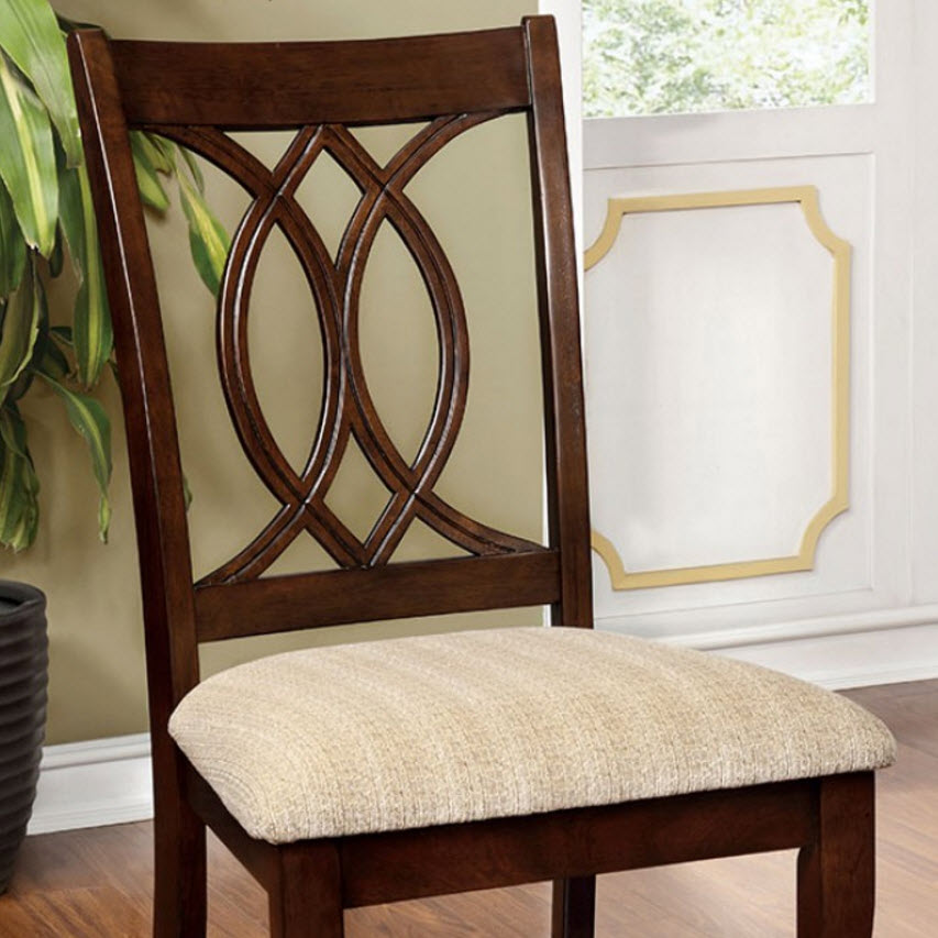 Carlisle Padded Fabric Chair Set of 2
