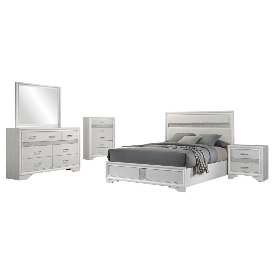 Trenton Modern Rustic Cream Bed (CLONE)
