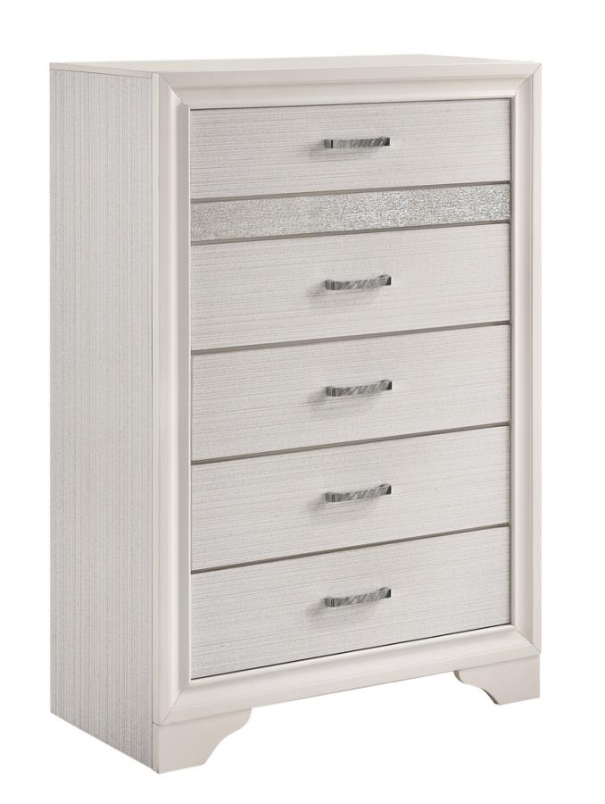 Miranda 6-drawer Bedroom Chest with Rhinestone
