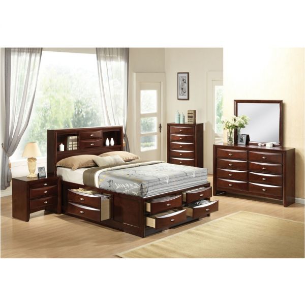 Ireland Platform Bed with Storage Drawers