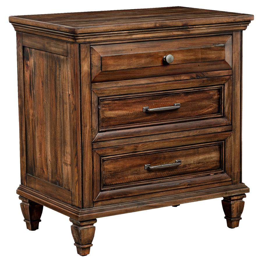 Avenue 3drawer Nightstand