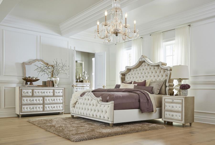 Antonella Upholstered Panel Bed