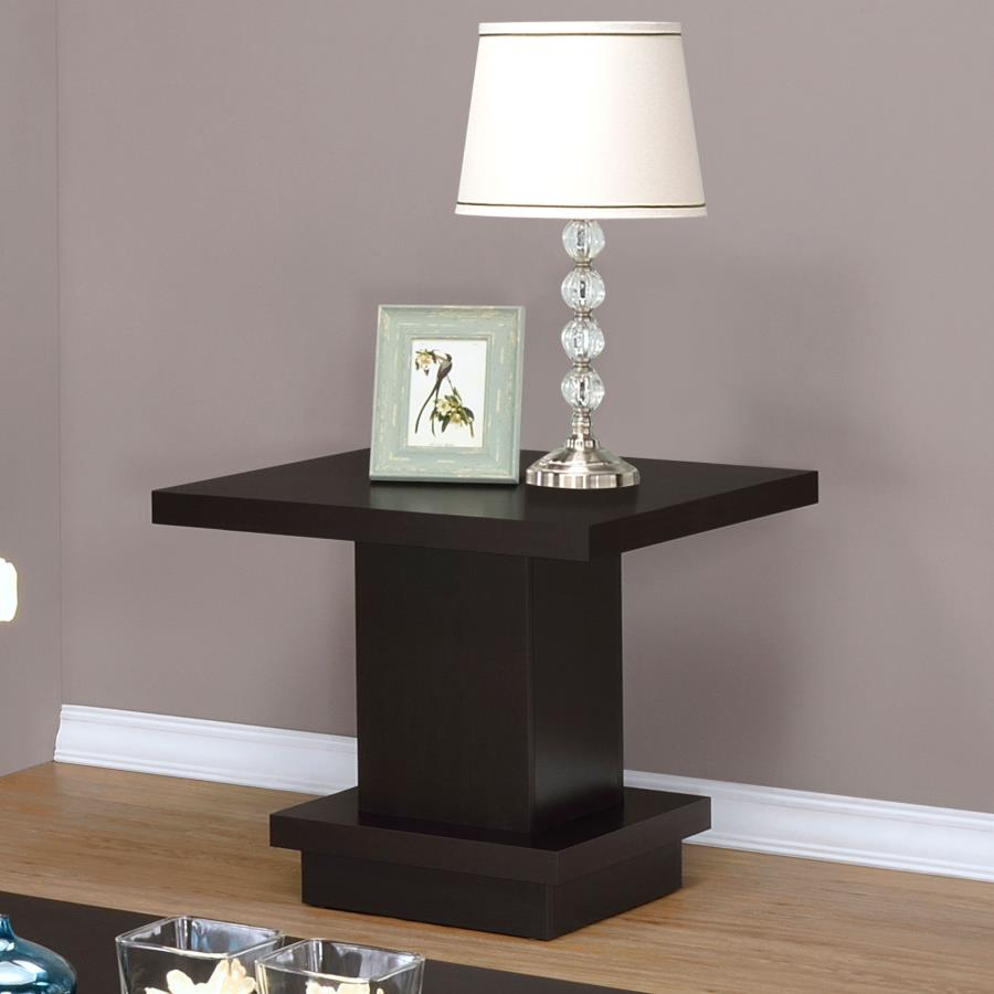 Reston Square Engineered Wood Side End Table