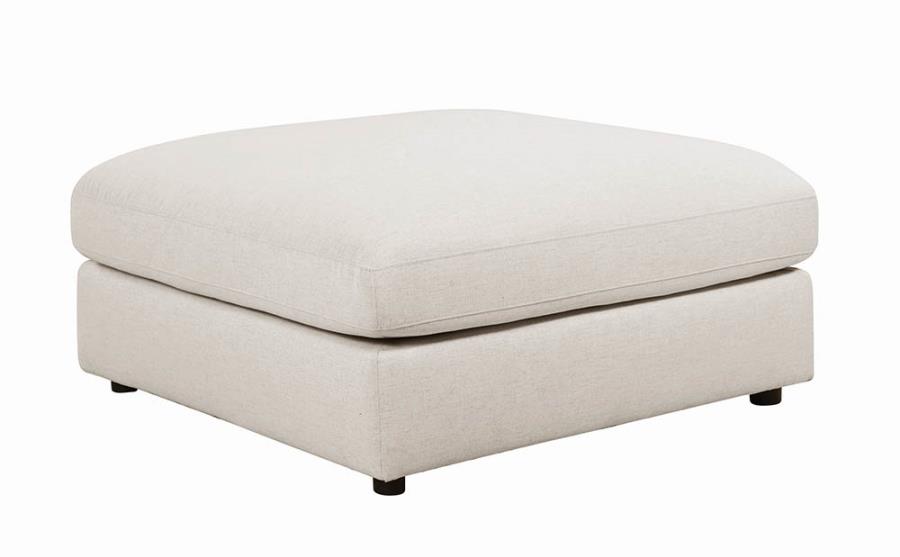 Serene Square Upholstered Ottoman