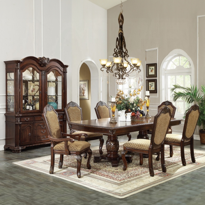 Chateau De Ville Espresso Extendable Rectangular Dining Table