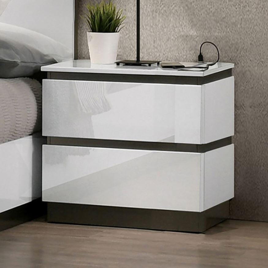 Birsfelden Solid Wood Nightstand