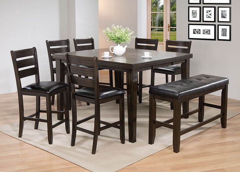 Urbana Counter Height Table with Butterfly Extension Leaf