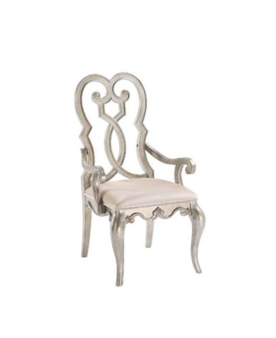 Esteban Vintage Glam Style Arm Chair Set of 2