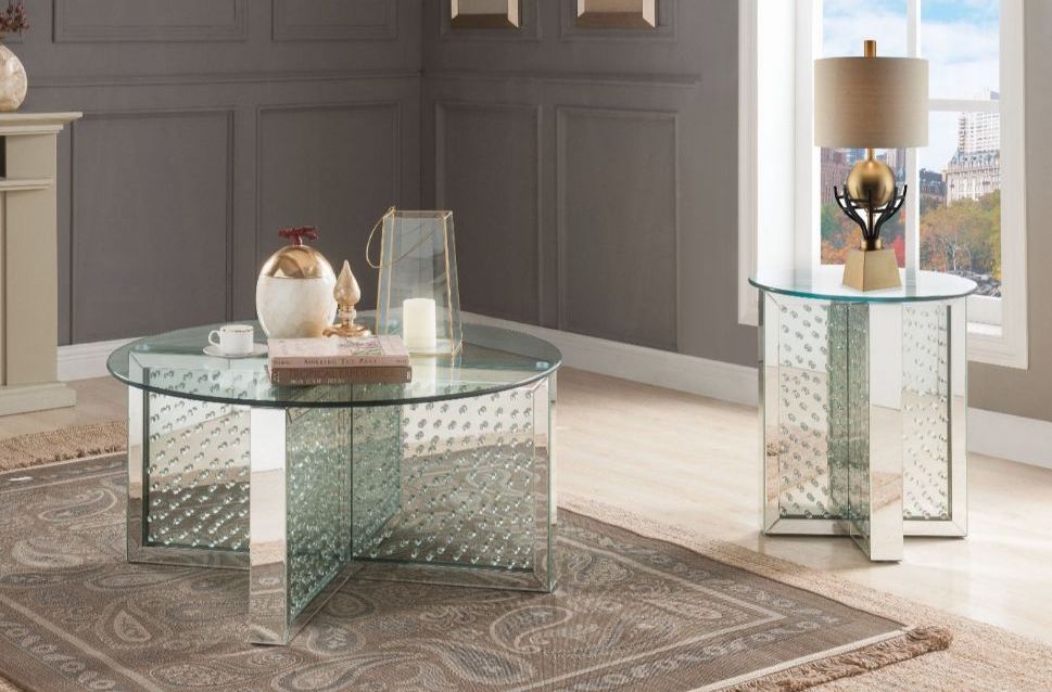 Nysa Faux Crystal Coffee Table