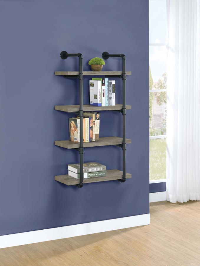 Elmcrest 24-inch 4-shelf Wall Bookshelf