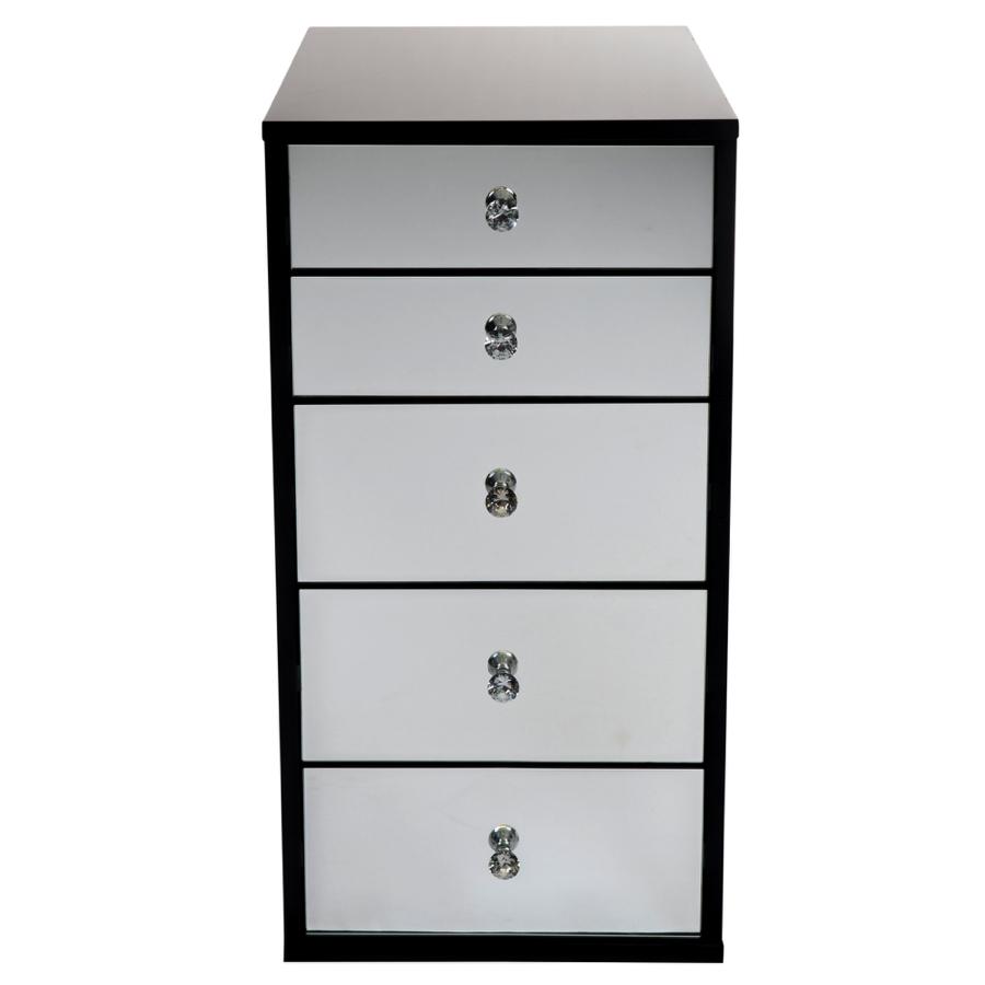 SlayStation® 5-Drawer Mirrored Makeup Vanity Storage Unit