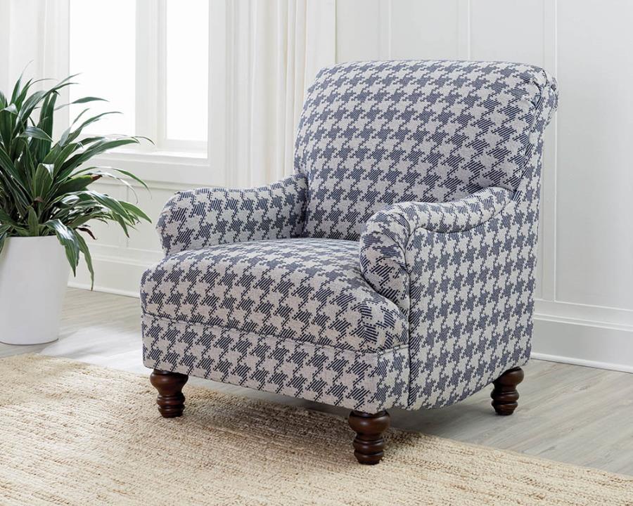 Glenn Upholstered English Arm Accent Chair