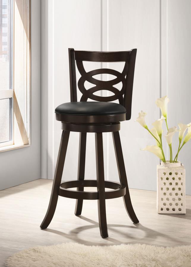 Calecita Wood Swivel Bar Stool Set of 2