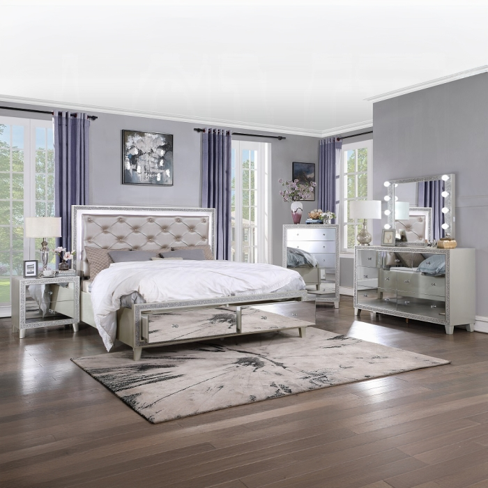 Sliverfluff Platform Bed with Storage Drawers