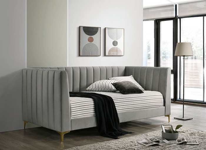 Neoma Contemporary Tuxedo-Inspired Seating Daybed