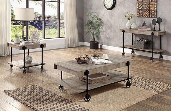 Lobb Replicated Wheel Legs Coffee Table
