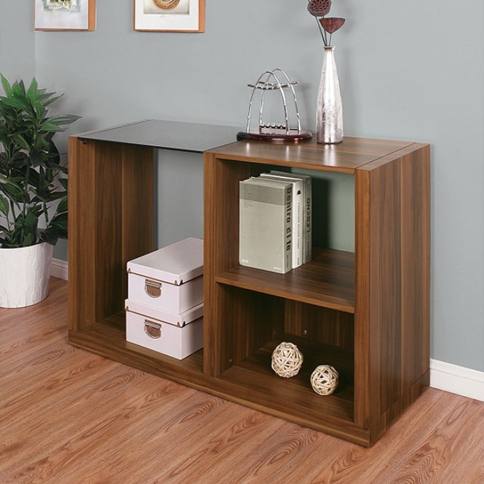 Langenthal Black Glass Top Sofa Table