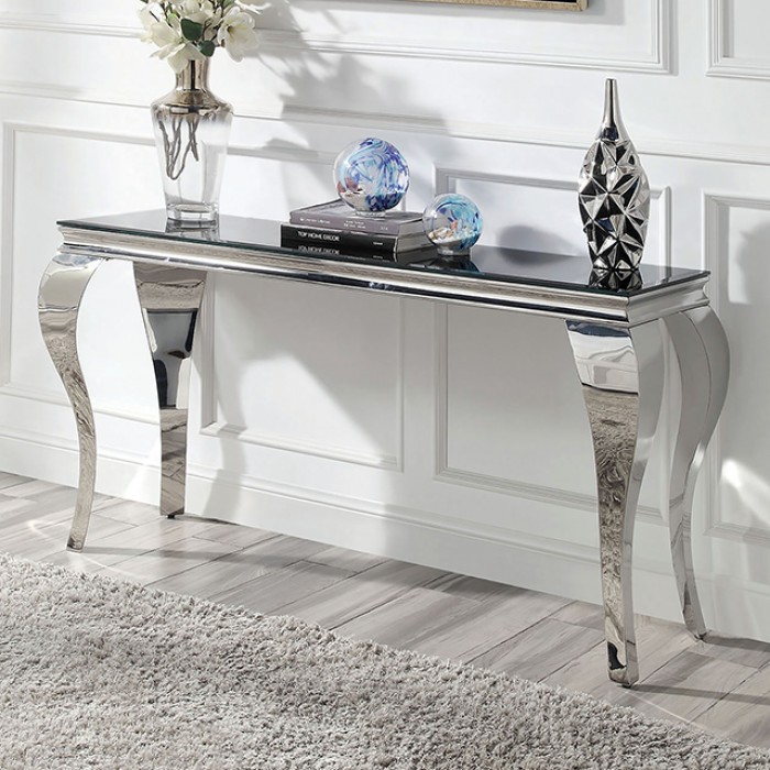 Wetzikon Cabriole-style Legs Sofa Table