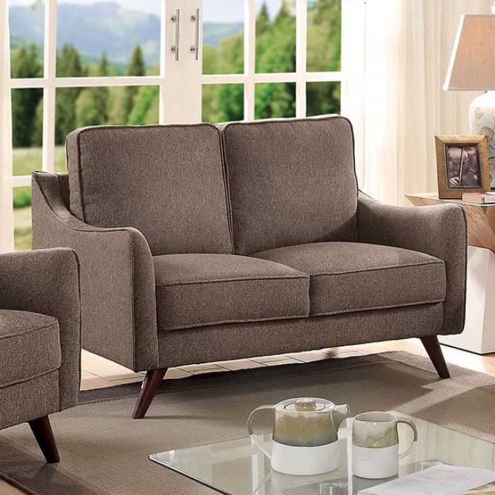 Maxime Mid-Century Modern Loveseat