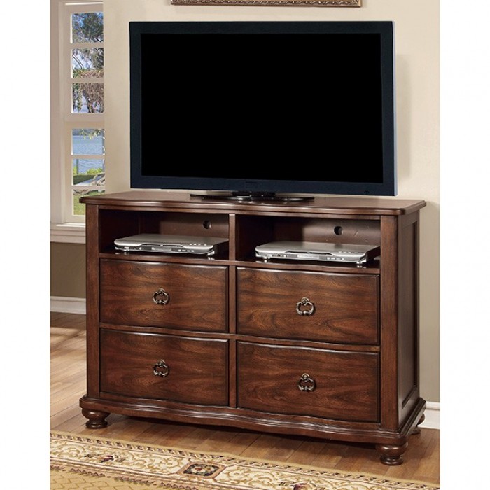 Bellavista Media Chest with Sleek Curved Front Panels