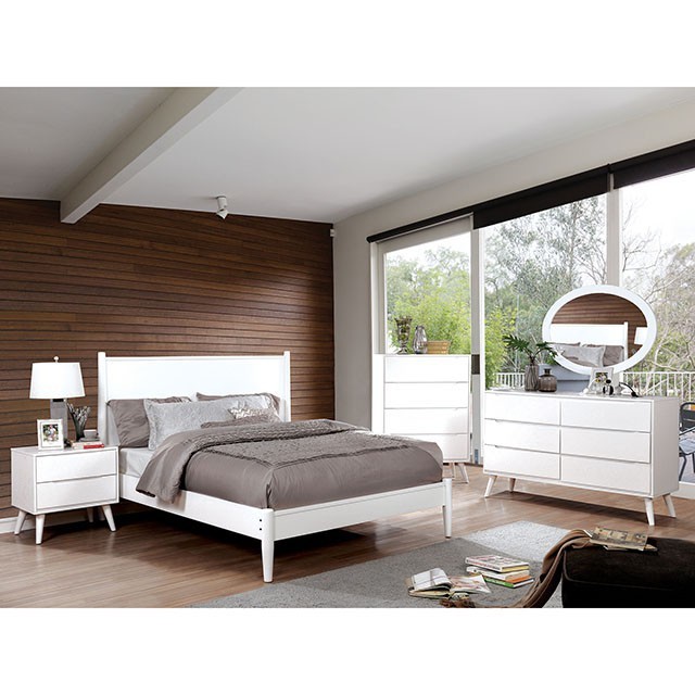 Lennart Mid-Century Modern Bed