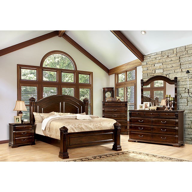 Burleigh Transitional Bed with Decorative Nuances