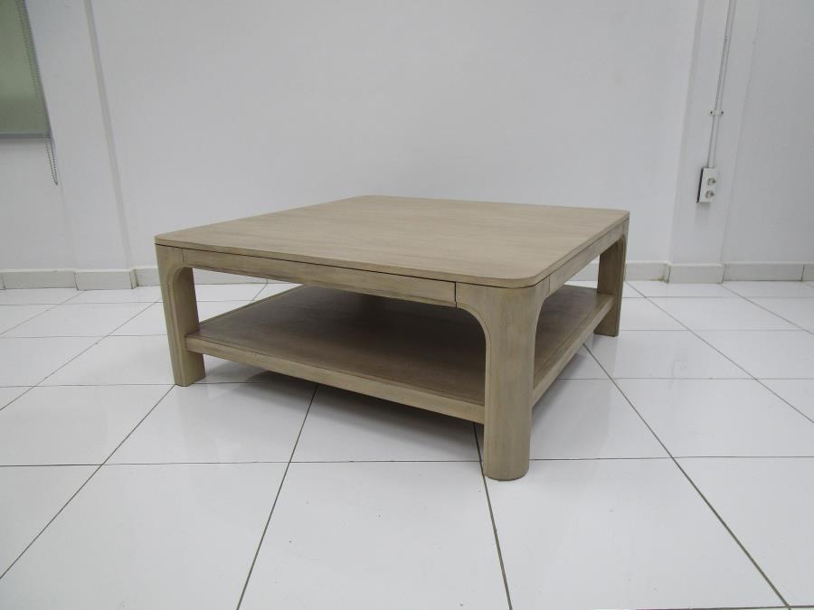 Solano Square Wood Cocktail Coffee Table