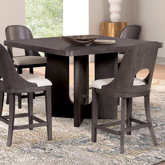 Sterling West Modern Square Counter Height Table