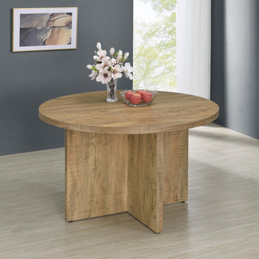 Jamestown Round 47-inch Composite Wood Dining Table
