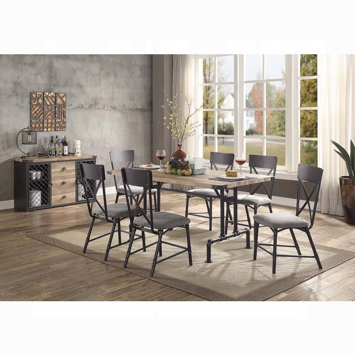 Edina Rectangular Wooden Tabletop Dining Table