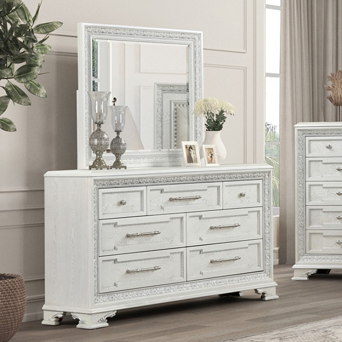 Stella Mia Traditional Dresser with Jewelry Box