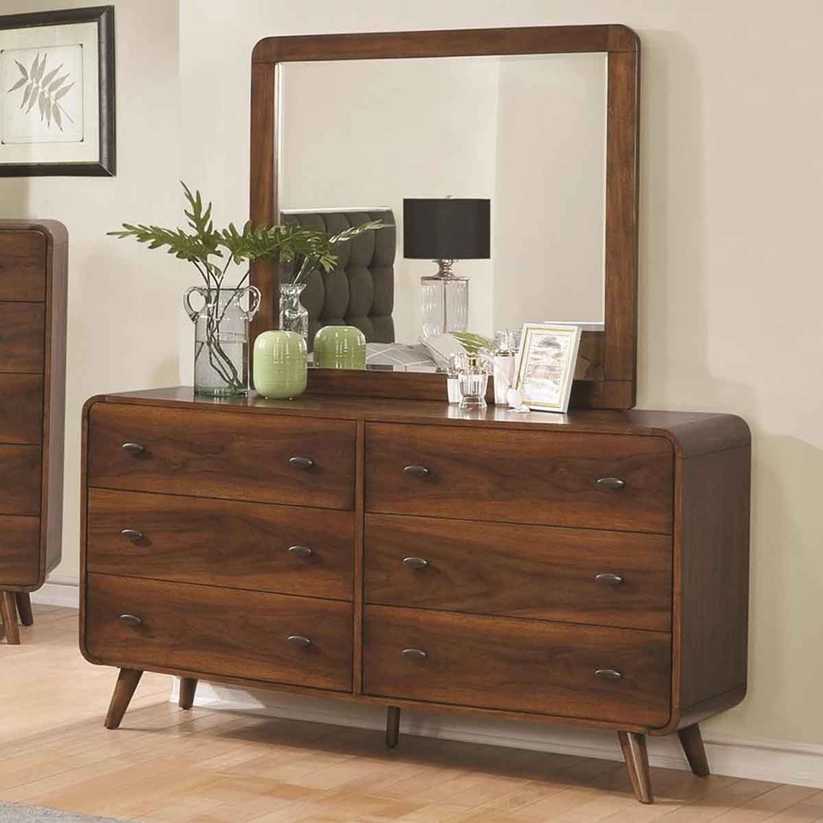 modern cream dressing table Cream Solid Wood Vanity Table with Cloud Mirror – Space-Saving Makeup Vanity 39IN