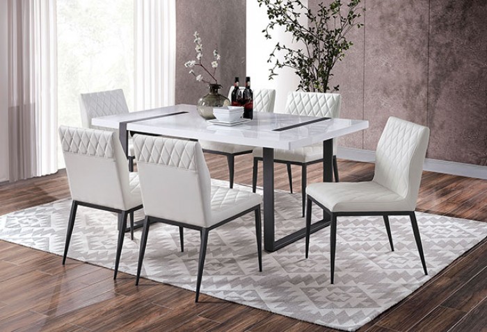 Alessia High Gloss Top Dining Table