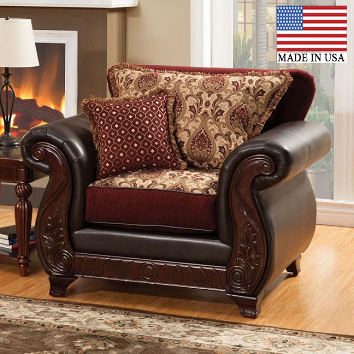 Franklin Rolled Arms Chair