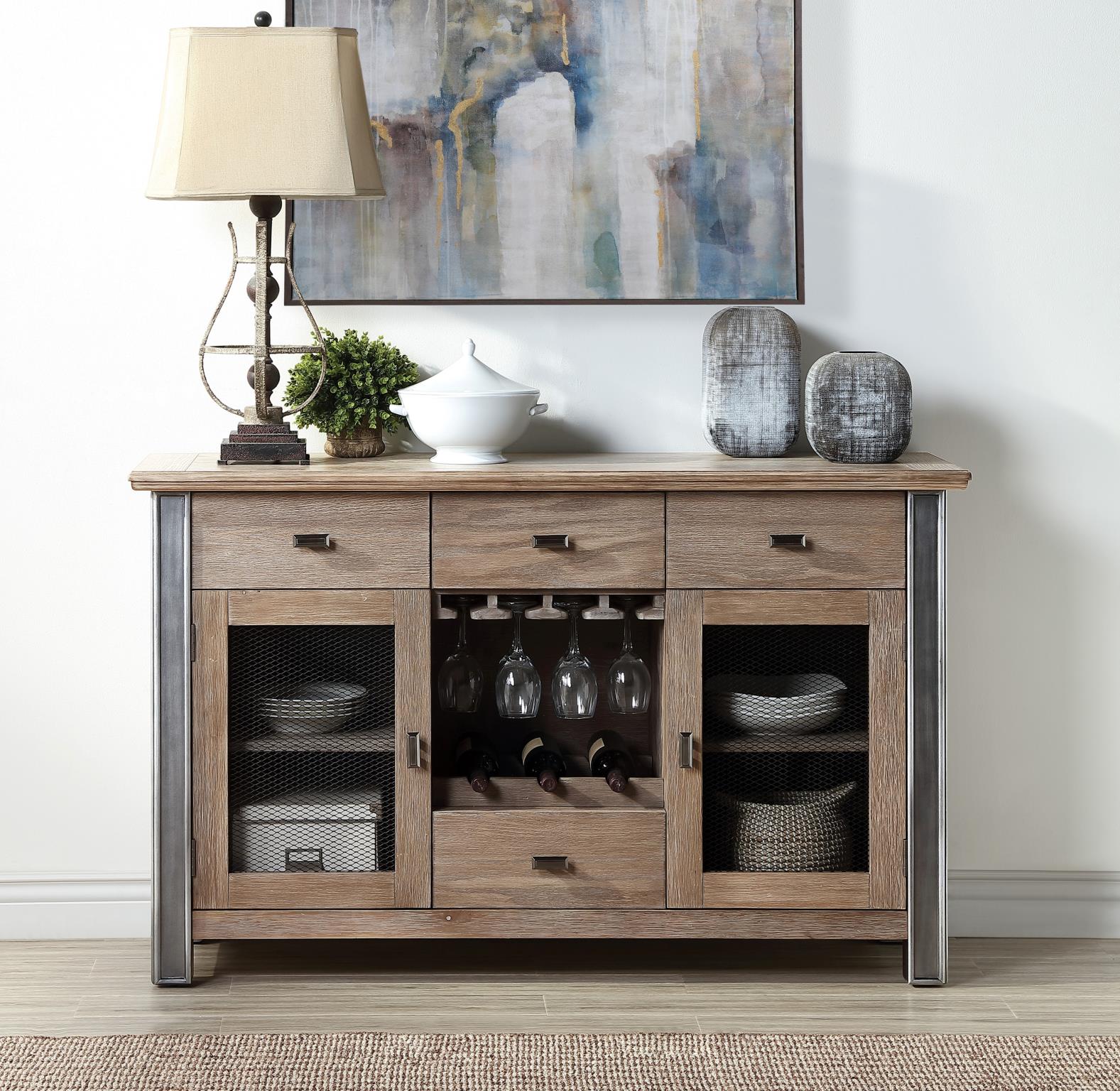 Nathaniel Felt Lined Drawers Server